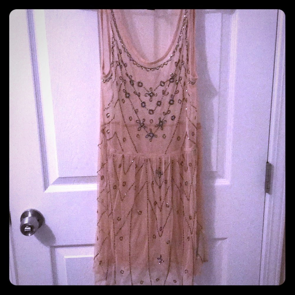 Beautiful light peach dress